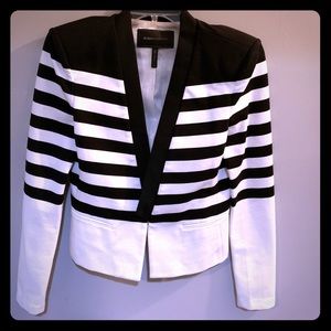 BCBG Max Azria striped blazer.